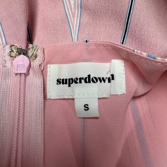 NWOT REVOLVE SUPERDOWN Kimbra Jumpsuit Pink Stripe S - Picture 11 of 11